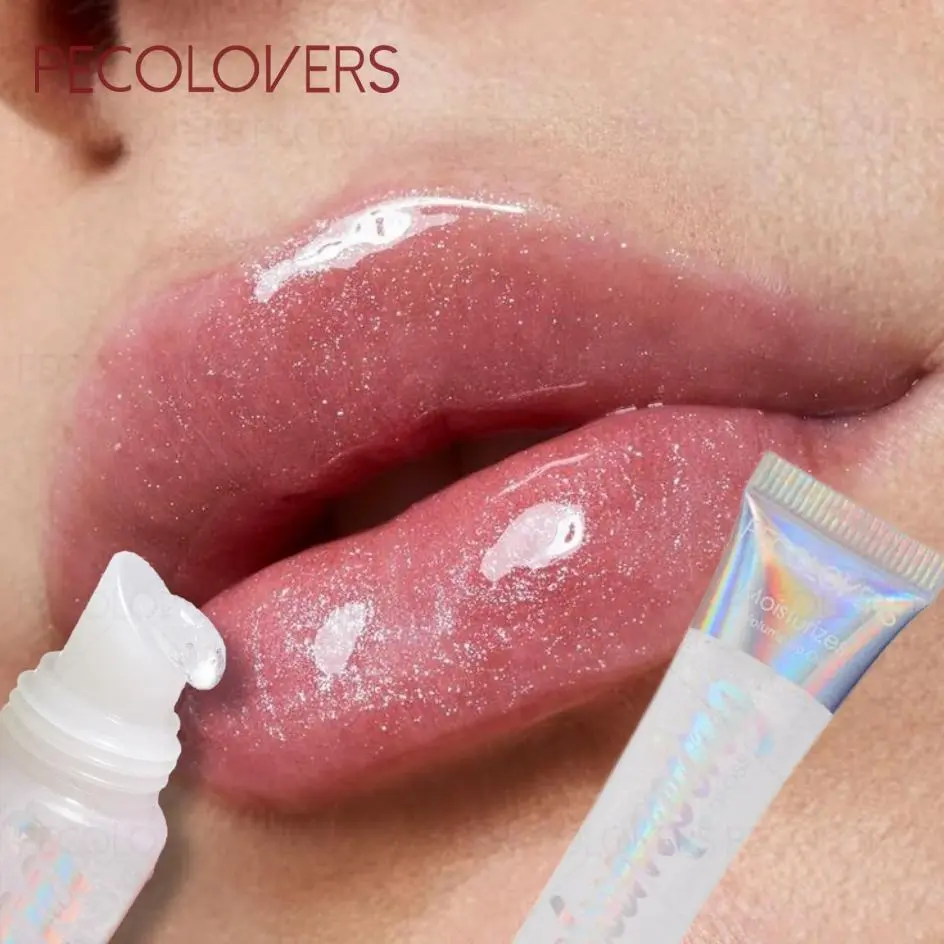 1PC Moisturizing Glitter Lip Gloss,Hydrating Glossy Lip Gloss,Perfect Gift for Valentine's Day & Christmas