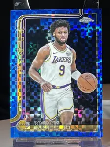 2025-26 Topps Bronny James Jr. Blue Xfractor