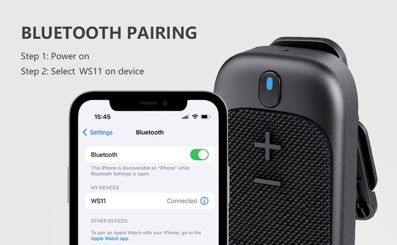 Wearable Bluetooth Speaker with IPX5 Waterproof, Magnetic Clip-on Outdoor Portable Bluetooth Speakers, Built-in Mic for Hands-Free Music and Calls Wearable Bluetooth Speaker with IPX5 Waterproof, Magnetic Clip-on Outdoor Portable Bluetooth Speakers, Built-in Mic for Hands-Free Music and Calls