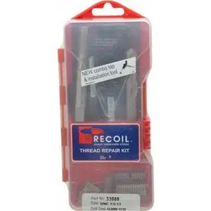 Recoil Thread Repair Kit - Model 33088 with 10-Pieces Free-Running Tool