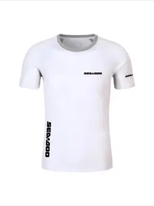 Sea Doo Seadoo Moto 2024 Men's Printing New Summer Eight-Color Short Sleeve Comfortable Breathable Round T Shirt Clothing