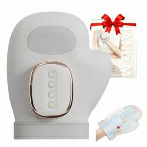 Wireless Electric Hand Massager, Portable Body Massage Tool with Heat Therapy and Pressure, Relieves Joints, Suitable for Home and Office Use, USB Rechargeable Massagers