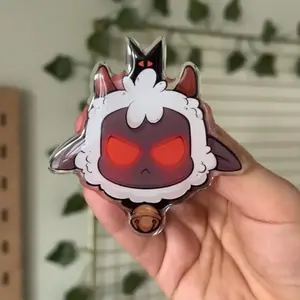 Lamb Acrylic Phone Grip, Kawaii Magnetic Phone Holder, Special GripTok Gift For Her mount accessories Foldable Wireless pop socket