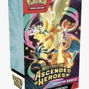 Pokémon TCG: Mega Evolution-Ascended Heroes Trading Card Booster Bundle, Collectible Non-Sports Card Pack Set