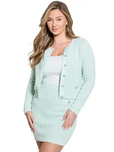 GUESS Female Eco Dorothy Boucle Cardigan