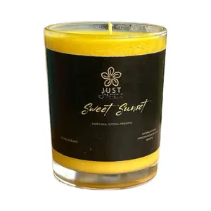 Just Jasmine Sweet Sunset Coconut Wax Candle (M)