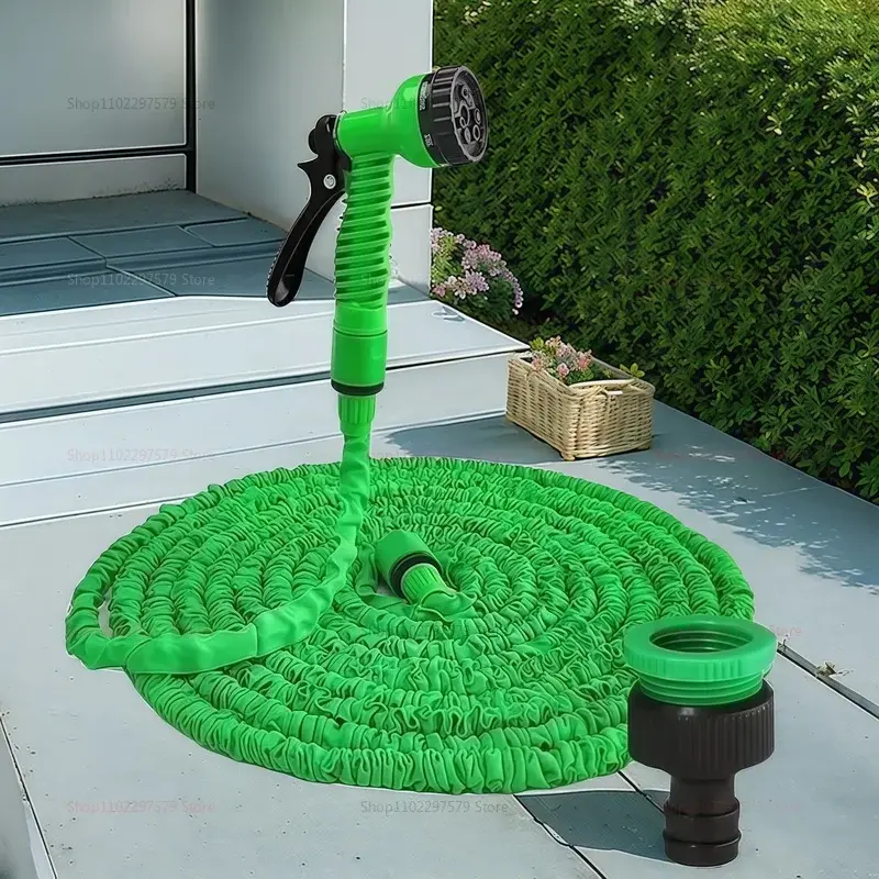 2025 model retractable magic hose, high-pressure car washing device, water gun, household garden watering hose, garden water pip