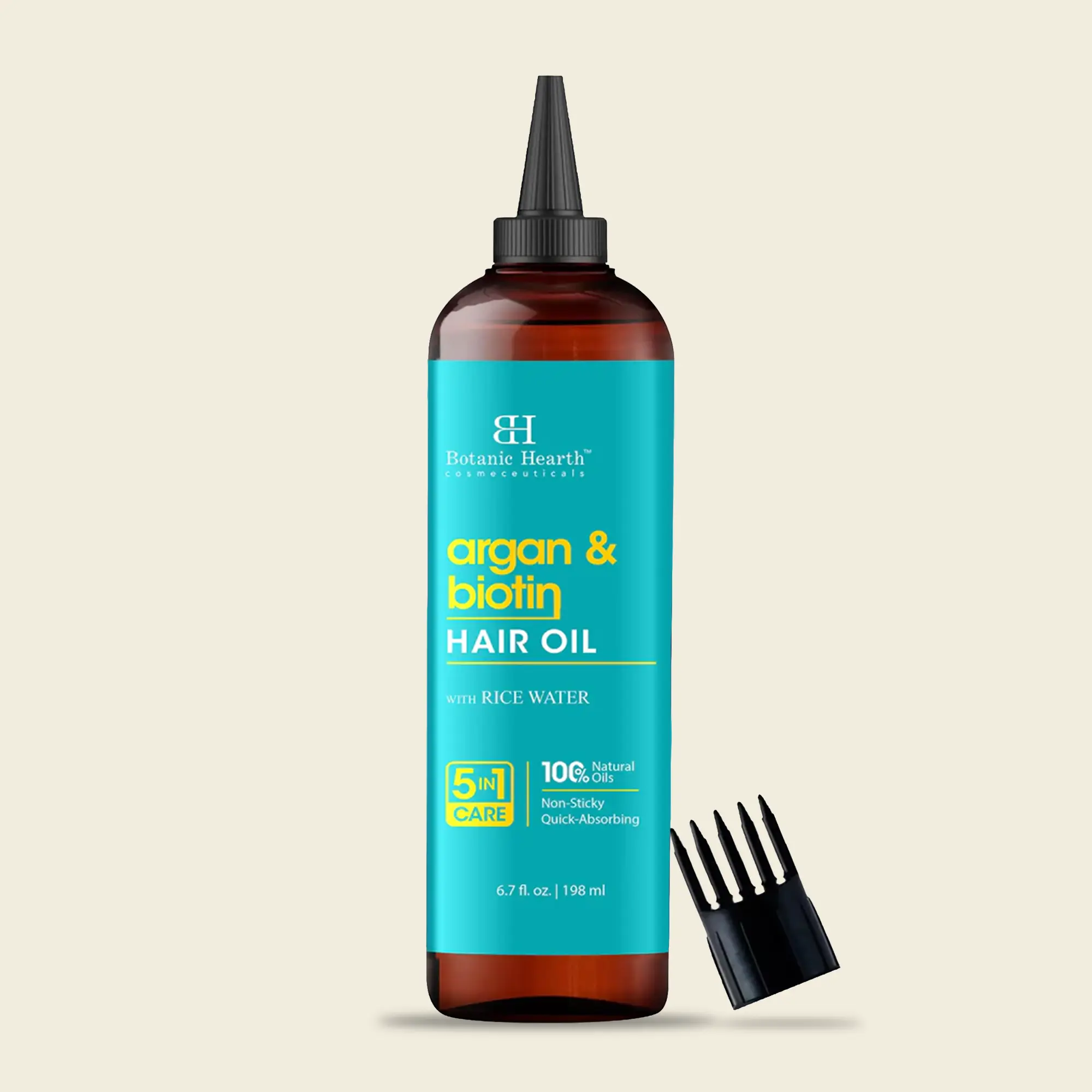 Argan & Biotin Hair Oil with Rice Water | 6.7 fl oz
