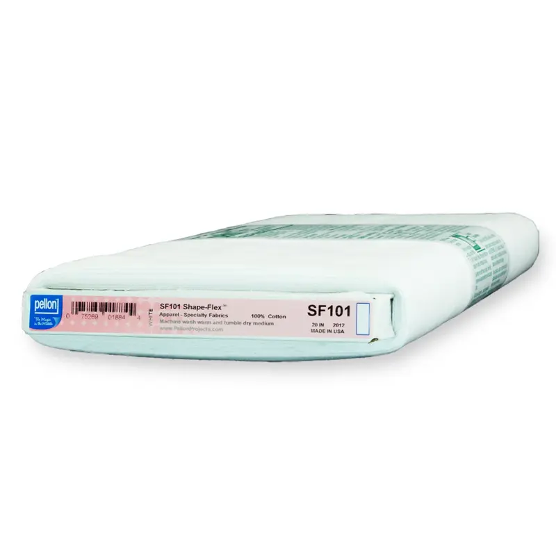 Pellon Shape Flex Woven Cotton Fusible Interfacing by the Quarter Yard SF101-WHT