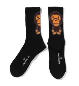 Bape Baby Milo Socks Black - M, L