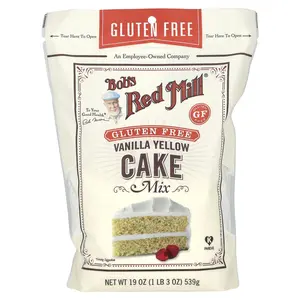 Bob's Red Mill Vanilla Yellow Cake Mix, Gluten Free, 19 oz (539 g)