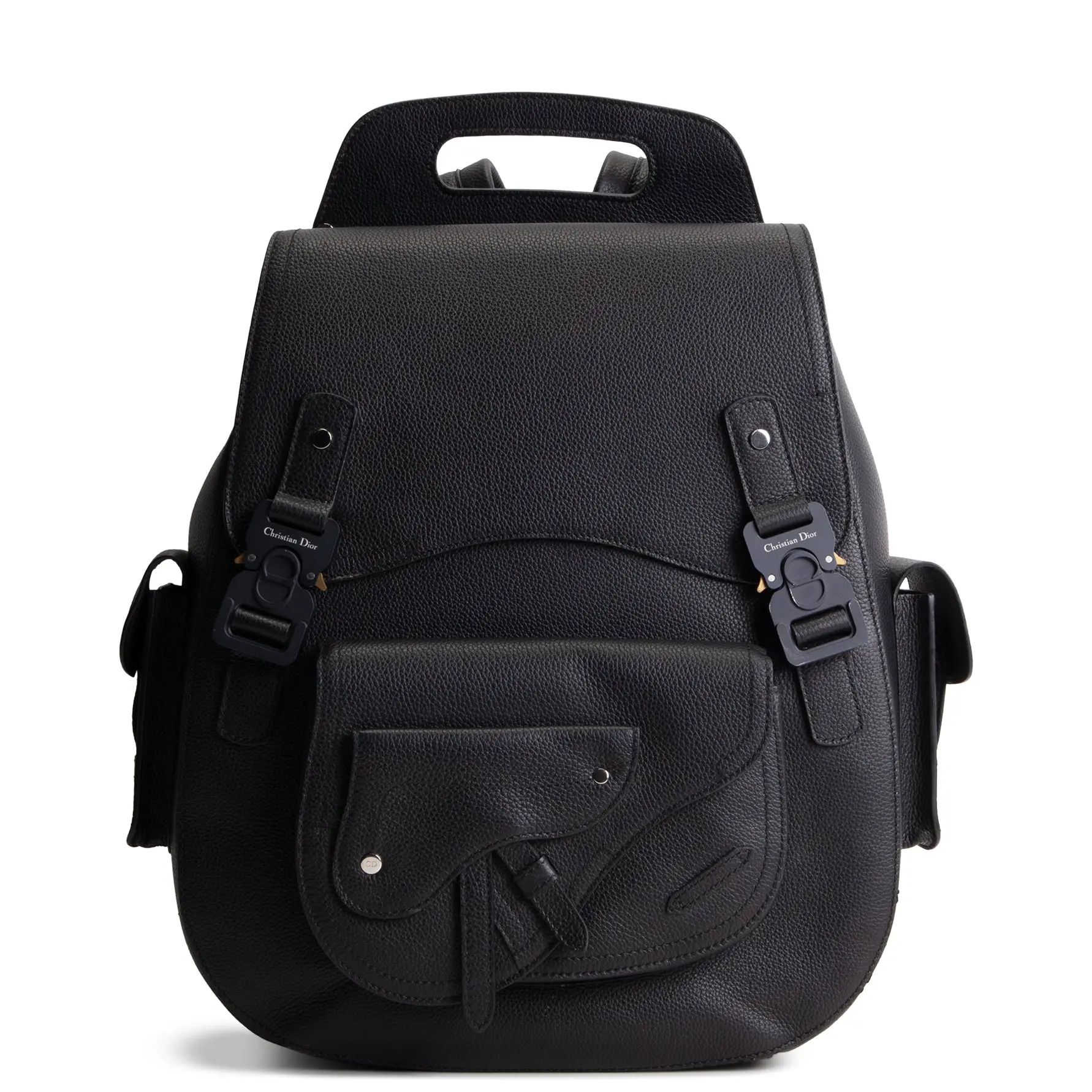 Pre-owned Dior Calfskin Leather Backpacks Maxi Gallop Backpack