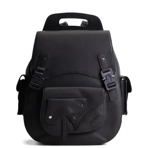 Pre-owned Dior Calfskin Leather Backpacks Maxi Gallop Backpack
