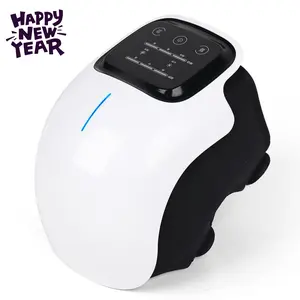 [New Year Gift] Medcursor Knee Massager,Cordless Knee Massager with Heat and Vibration,Adjustable Temperature with LED Screen for Swelling,Christmas gift