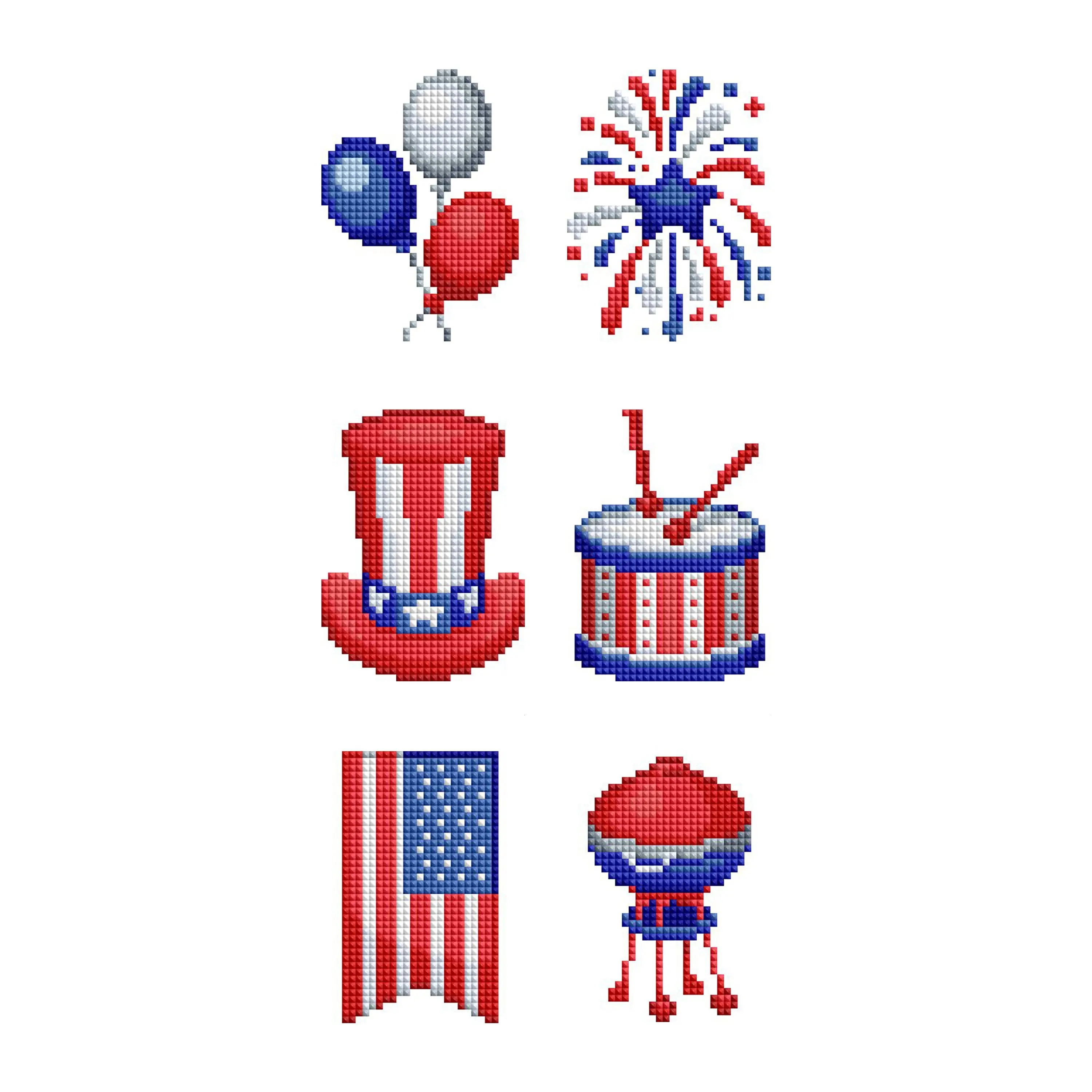 Diamond Art Club® Mini Dazzles™ - 4th of July Celebrations Diamond Painting Kit