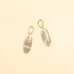 Ojai Marbled Stud Earrings