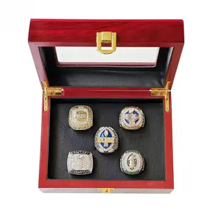 2022 Fantasy Football, Championship Ring Trophy World Championship fashion  metal  large ring jewelry gift box