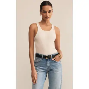 Z Supply Scoop Tank in Crystal