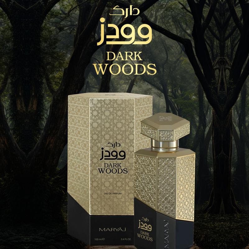 Maryaj Dark Wood - Long Lasting Perfume for Men and Women - Cologne for Men and Women - Citrus, Floral, Woody Fragrances - Eau de Parfum - 3.4 oz