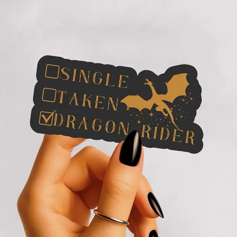 Dragon Rider Sticker | Fourth Wing Inspired