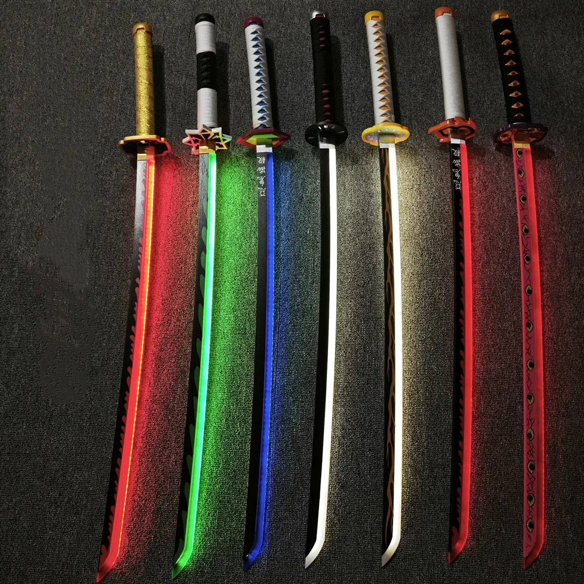 Glowing Flame-Style Anime Samurai Sword Decor – Your Room’s New Eye-Catcher Decor Ornaments Ornaments