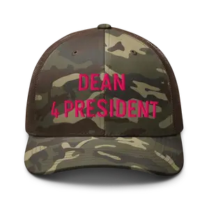 Dean For President Hat - Unisex, Embroidered Design
