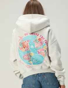 MALIBU SKYYE Feel Alive Womens Zip-Up Hoodie