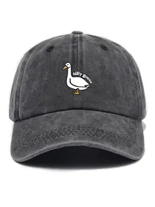 Cute Duck Design Baseball Cap, Graphic Hat, Casual Soft Top Baseball Cap for Men & Women, Fashion Accessories for Daily Wear