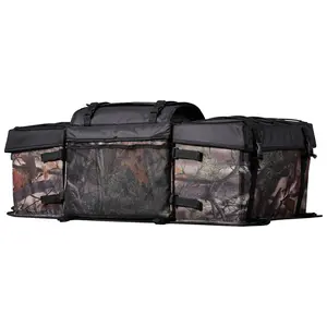 VEVOR 68L ATV Rear Storage Bag 600D Oxford Cloth Rear Cargo Bag with Sponge Cushion