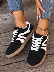 Women's Spring & Fall New Style Training Sneakers, Lightweight Breathable Sneakers, Retro Fashion Breathable Comfort Walking Shoes, Casual Low-Top Sports Shoes