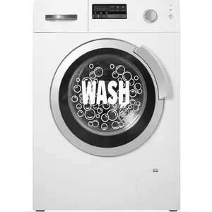 Washing Machine Window Decal 12x12
