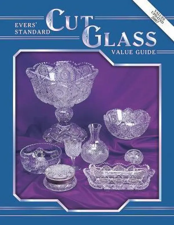 USED Book - Evers' Standard Cut Glass Value Guide by Jo Evers (Paperback) - english