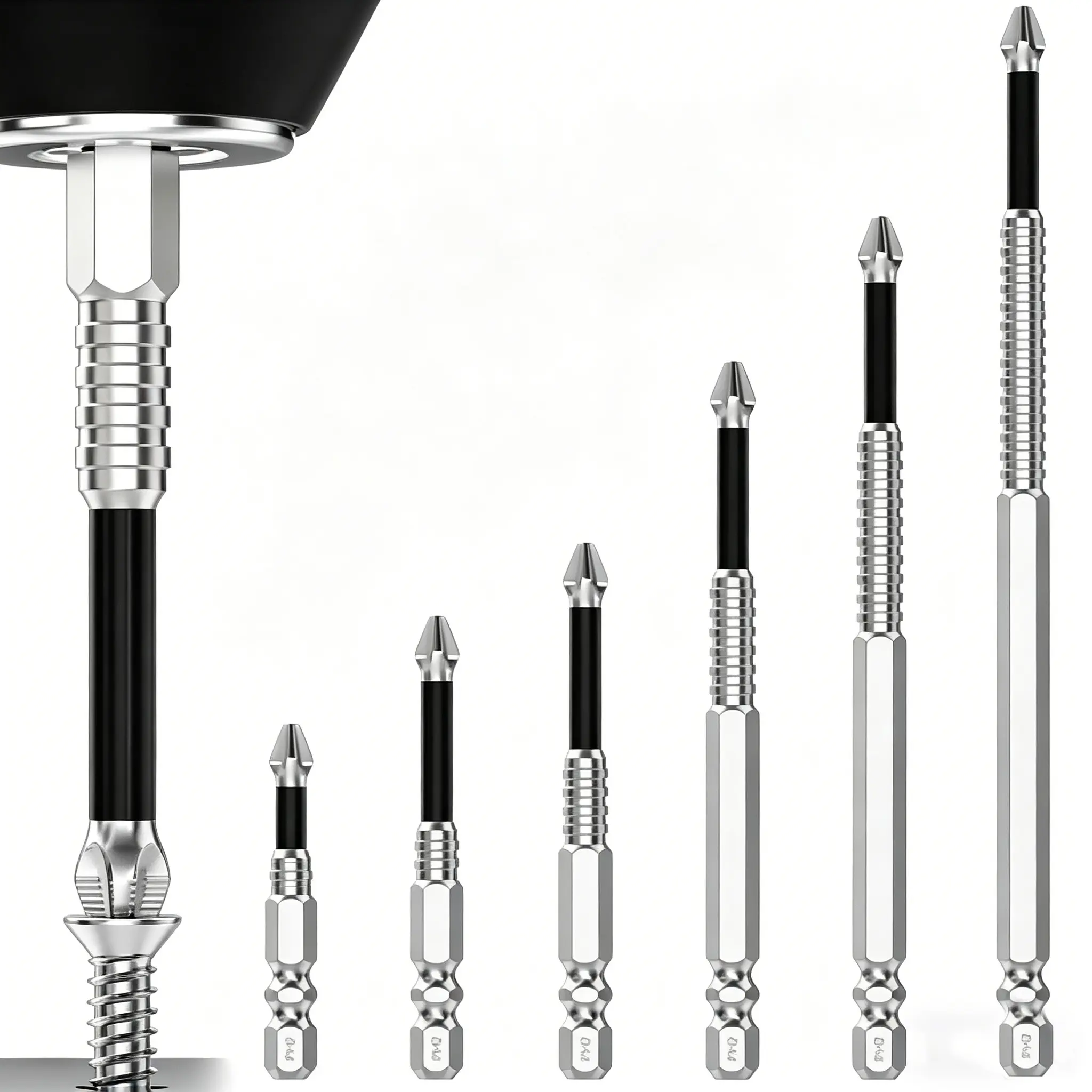 6pcs(25/50/65/70/90/150mm)