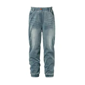 Wash Denim-Like Knit Joggers