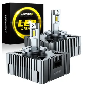 D5S D5R D5C AUXITO Y19 D5S LED Bulbs High Low Beam Headlight 200W 6500K White Bright 60000LM