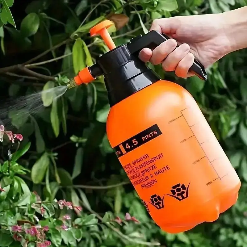 2L High-pressure Handheld Air Sprayer, Adjustable Nozzle Garden Watering Can for Lawns, Flowers & Home Cleaning
