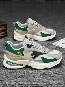 Men's Sporty Breathable Lightweight Athletic Running Shoes, Casual Comfortable Walking Shoes, Fashionable Sneakers for Daily Wear