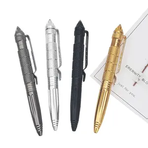 metallic Writing Pen, 5 Counts/set Multifunctional Writing Pen with Gift Box, Stylish Office Pen for Professionals, Aesthetic Pens, Office Stationery & Supplies