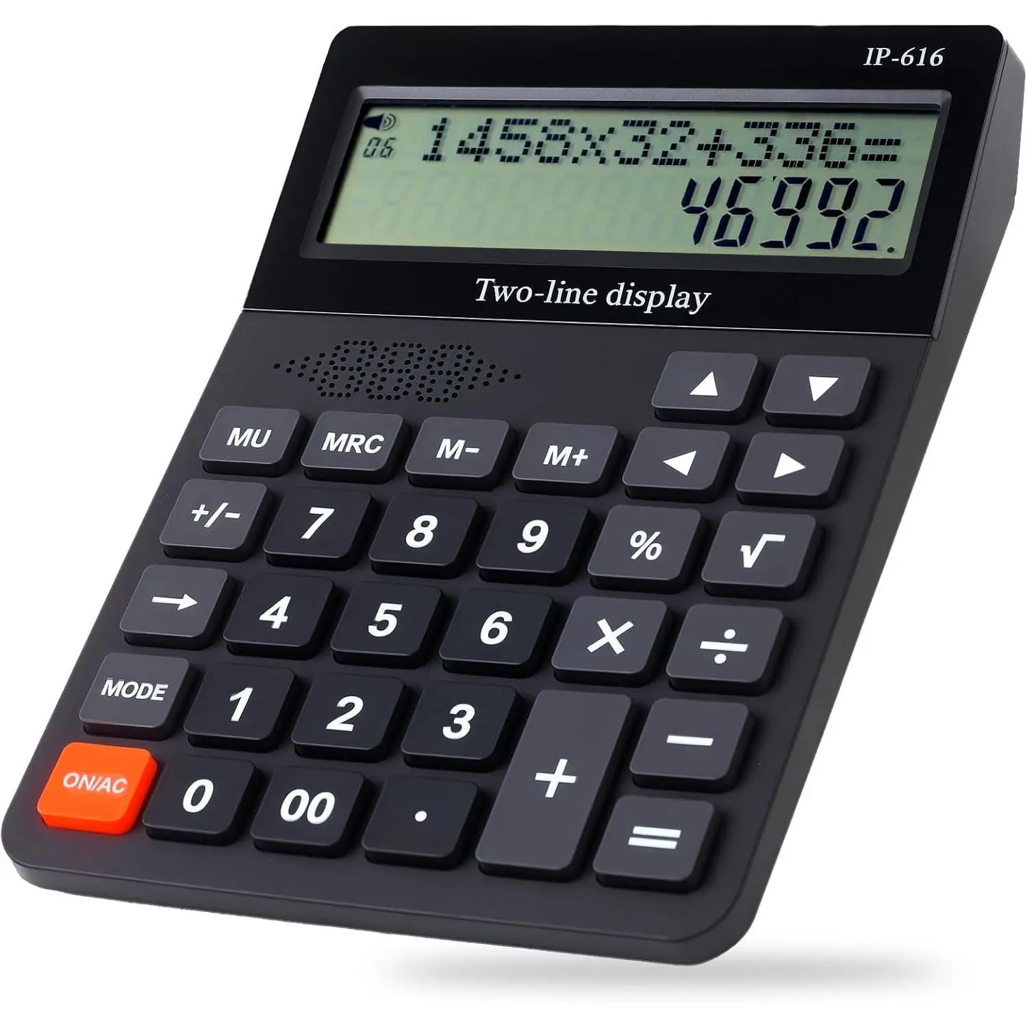 Desk Calculator,  Basic Desktop Calculators Big Buttons and 2 Line Display, 4 Function Simple Calculator, Large Talking Calculators Office Supplies for Office Business School Students