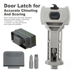 Door Latch Kit for Door Mortise Tool Lock Installation Chiseling Tool, Durable & Easy-To-Use, Perfect for DIY Projects