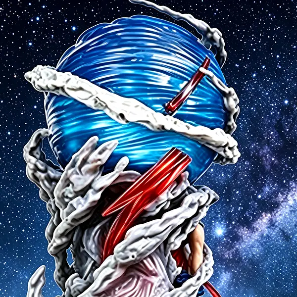 DBZ animation energy impact hand, luminous energy ball, movable combat posture dynamic sculpture, suitable for friends to give gifts, birthday gifts, animation fans' advanced collection choice.