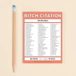 Bitch Citation Nifty Note Pad Bitch Citation Nifty Note Pad