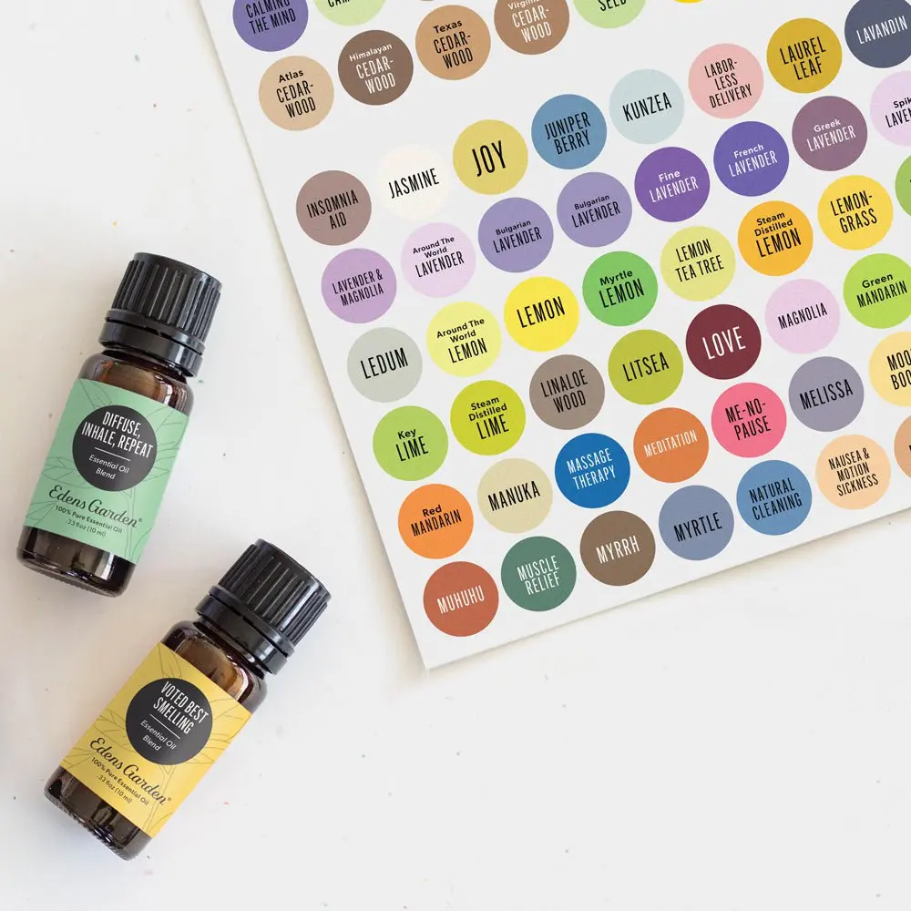 Bottle Cap Essential Oil Stickers Bottle Cap Essential Oil Stickers
