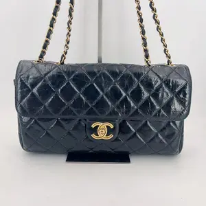 Pre-owned CHANEL leather Crossbody Bags Coco Mark Matelasse W Chain Shoulder Bag