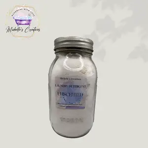 Handmade Powder Laundry Detergent - Household Cleaning Soap Natural Scented Fragrance