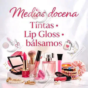Medias docenas a tu elección: LipOil,LipBalm,Lip gloss, Lip gloss con llavero