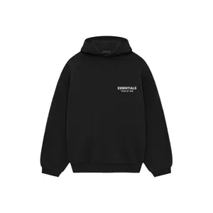 Fear of God Essentials Fleece Hoodie (FW24) Black