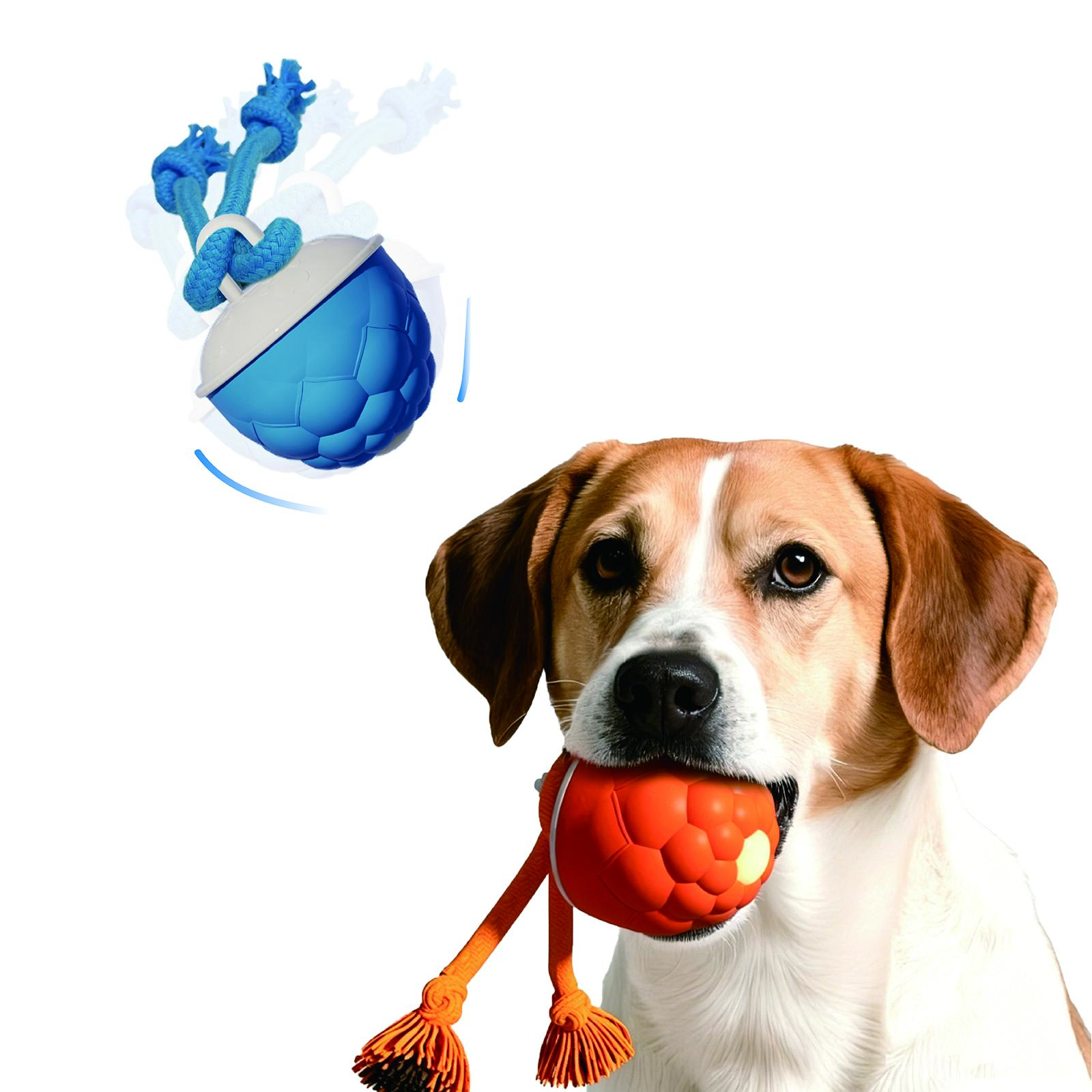 Interactive Dog Toys Motion Activated Squeaky Active Rolling Ball Wicked Ball for Daily Training for Cats and Dogs Cute Pet Toys Pet Accessories Suitable for Christmas New Year Pet Gift