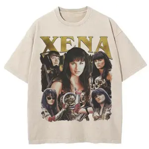 Xena Warrior Princess Shirt, Vintage Retro 90s TV Graphic Tee, Unisex Fantasy T-Shirt