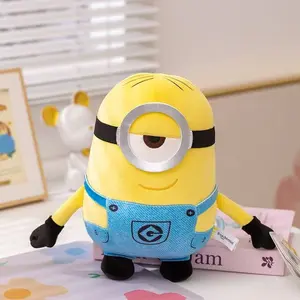 Latest Classic Minion Doll Kawaii Stuffed Plush Toy Doll Cartoon Anime Cute Pillow Children's Birthday Gift Fun Doll Companion